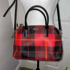 KATE SPADE plaid purse